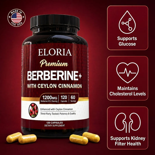 ELORIA Berberine+ with Ceylon Cinnamon