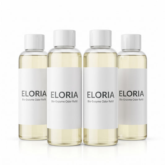 ELORIA Bio-Enzyme Refills, 4 x 120 ml