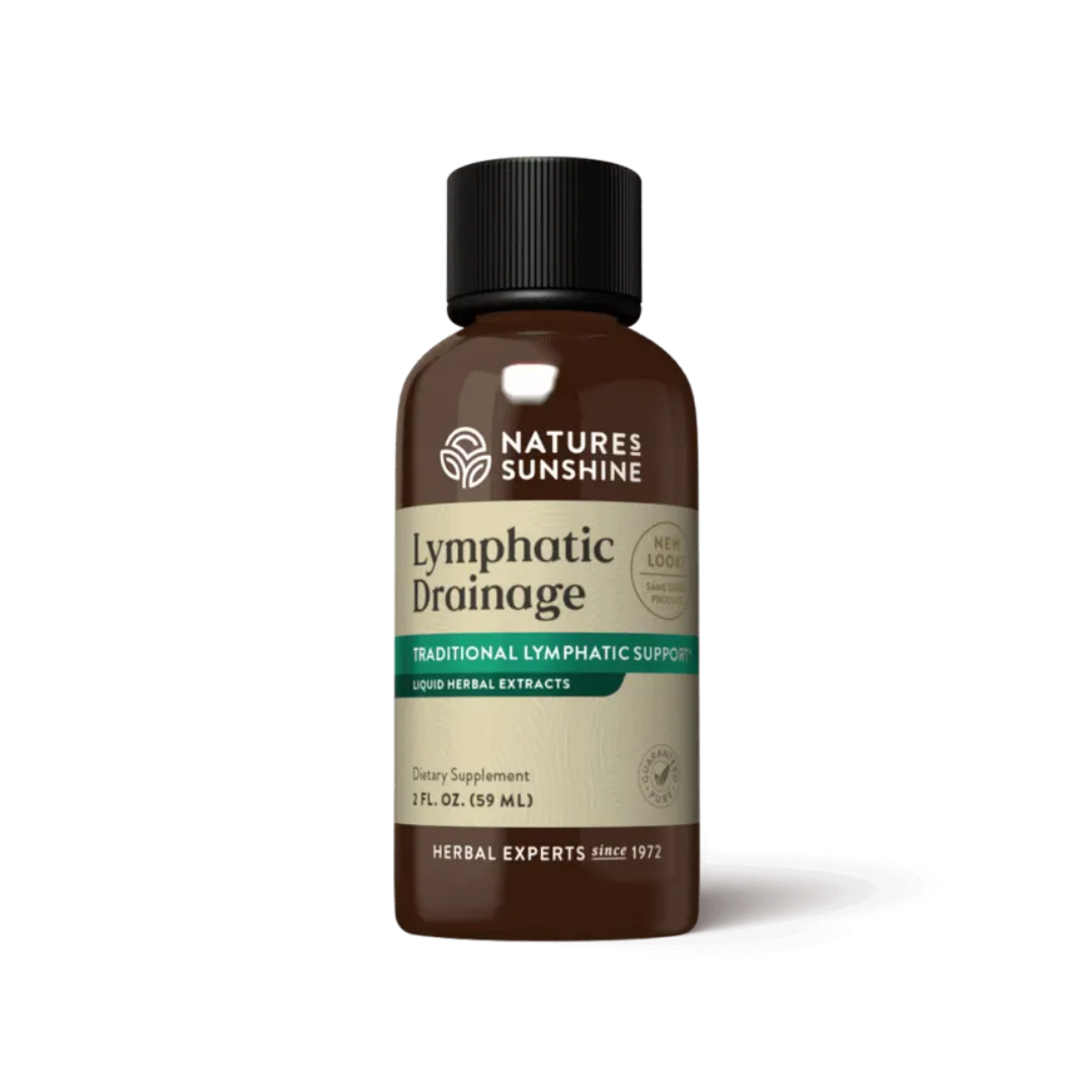 Lymphatic drainage drops tincture bottle