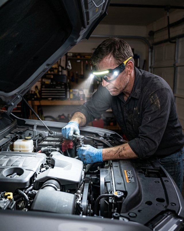 Under the hood work lighting