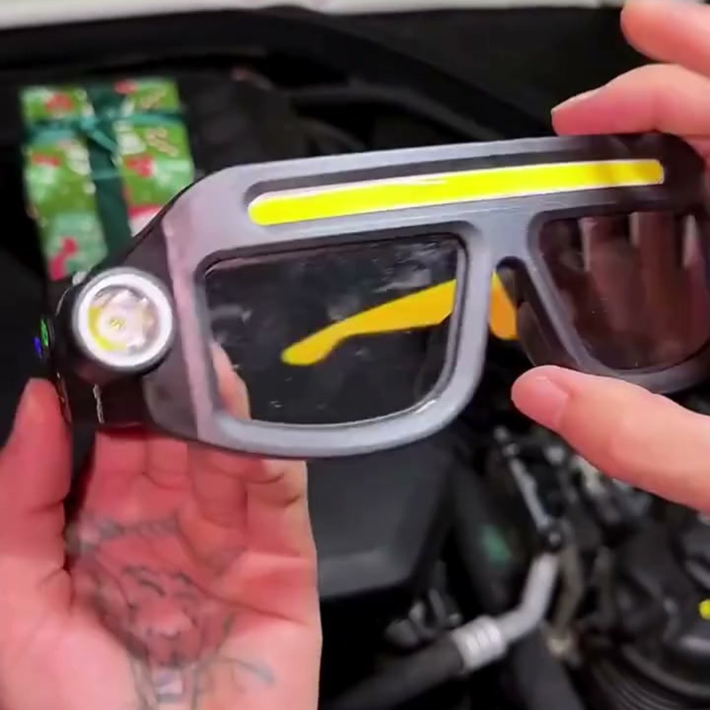 Hands-free lighting for dark jobs